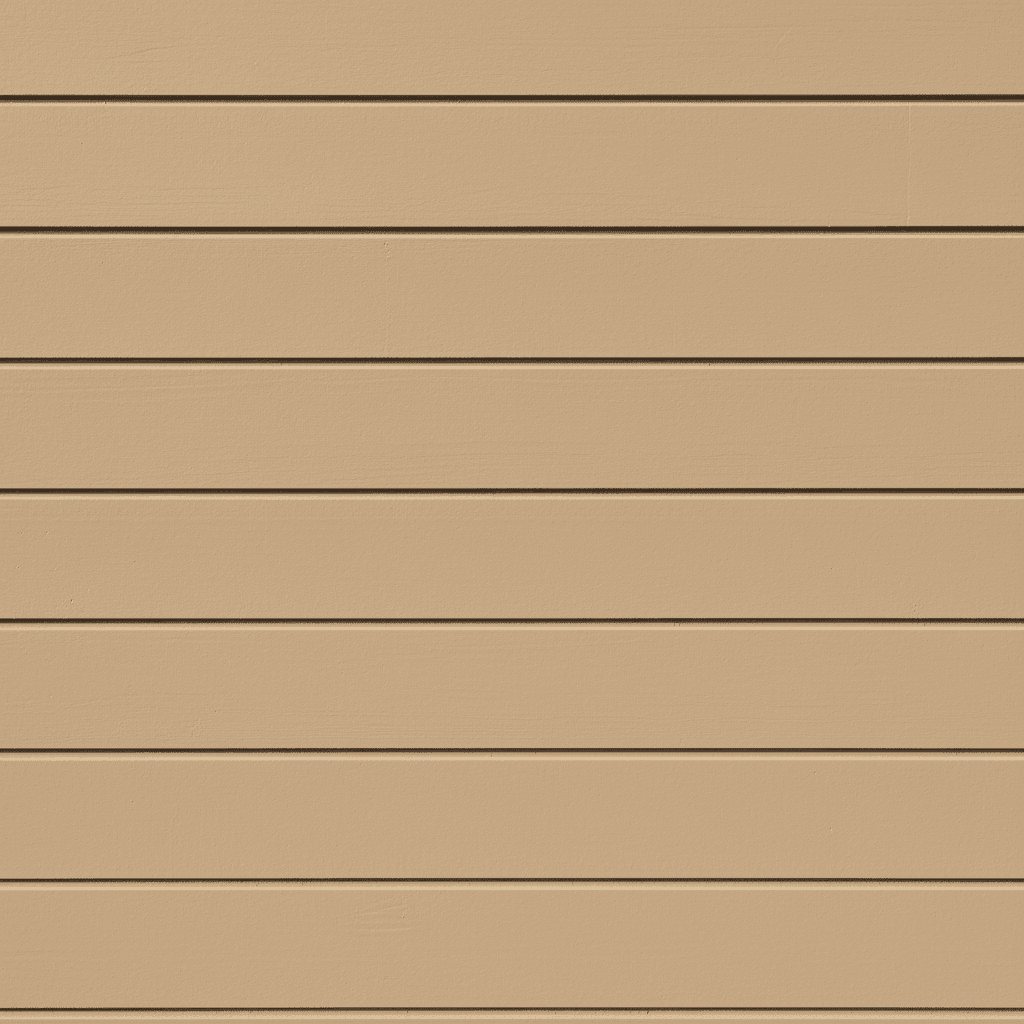 Close detail of newly painted exterior wood siding